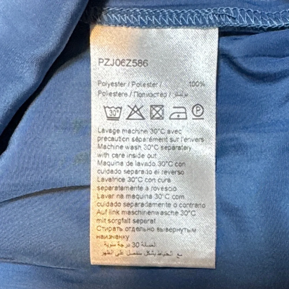 Pablo Lightweight Pleated Blue Maxi Skirt size 3/Large